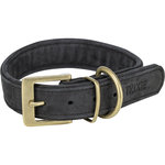 Pure Collar, Piel extra ancho, L–XL, 52–63 cm\/40 mm, negro