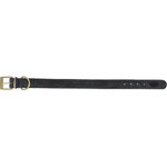 Pure Collar, Piel extra ancho, L–XL, 52–63 cm\/40 mm, negro