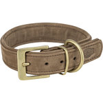 Pure Collar, Piel extra ancho, L–XL, 52–63 cm\/40 mm, marrón