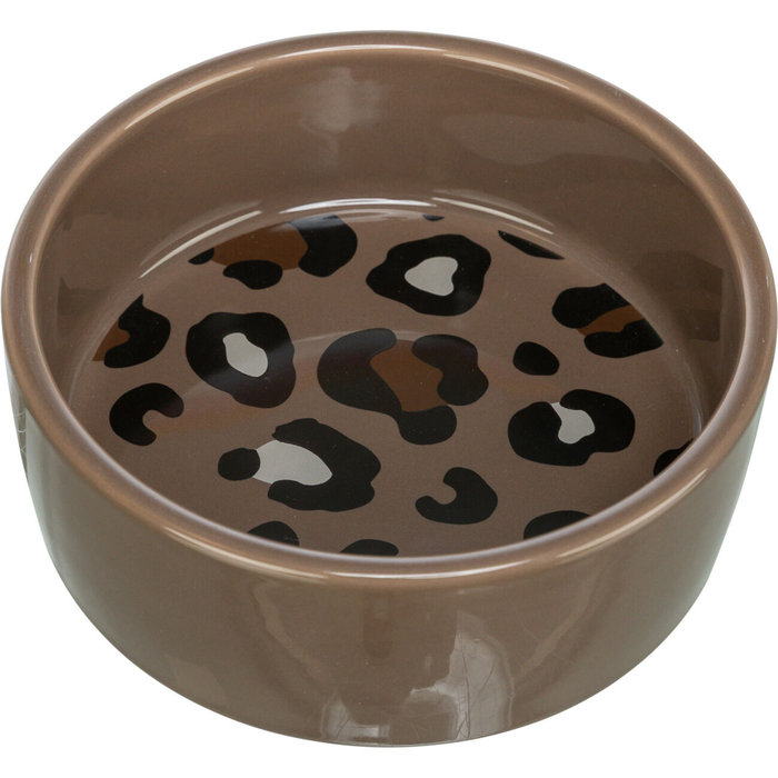 Comedero de cerámica Leo, 0,3 l\/ø 12 cm, marrón