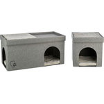 Cueva Kimy, 76 × 72 × 37 cm, gris claro