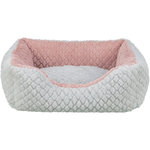 Cama Kaline Mio, 80 × 65 cm, gris\/rosa oscuro