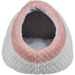 Cueva Kaline Mio, 35 × 26 × 41 cm, gris\/rosa oscuro