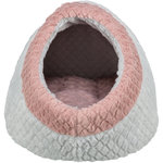 Cueva Kaline Mio, 35 × 26 × 41 cm, gris\/rosa oscuro