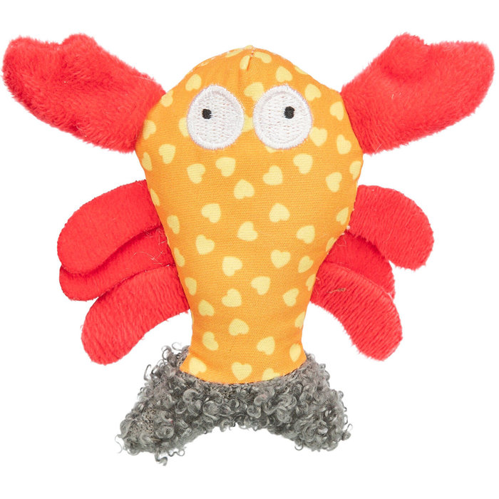 Lobster, Fabric/Plush, Catnip, 9 cm