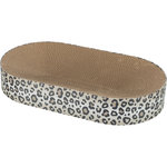 Cama de rascado Leo, 63 × 10 × 35 cm, crema