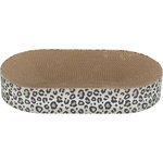 Cama de rascado Leo, 63 × 10 × 35 cm, crema