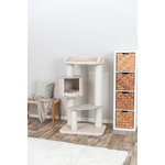 Poste Rascador XXL Kiara, 135 cm, crema