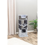 Poste Rascador XXL Lucano, 110 cm, gris