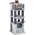 Poste Rascador XXL Lucano, 110 cm, gris