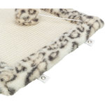 Alfombrilla Rascadora Leo, 55 × 35 cm, crema