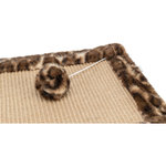 Alfombrilla Rascadora Leo, 55 × 35 cm, marrón