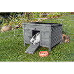 Casita Pequeños Mamíferos, 60 × 47 × 50 cm, gris