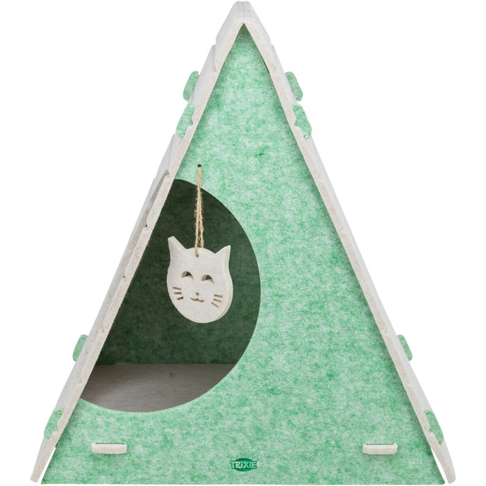 Cueva Lucy,fieltro,triangular,46×50×38 cm, arena