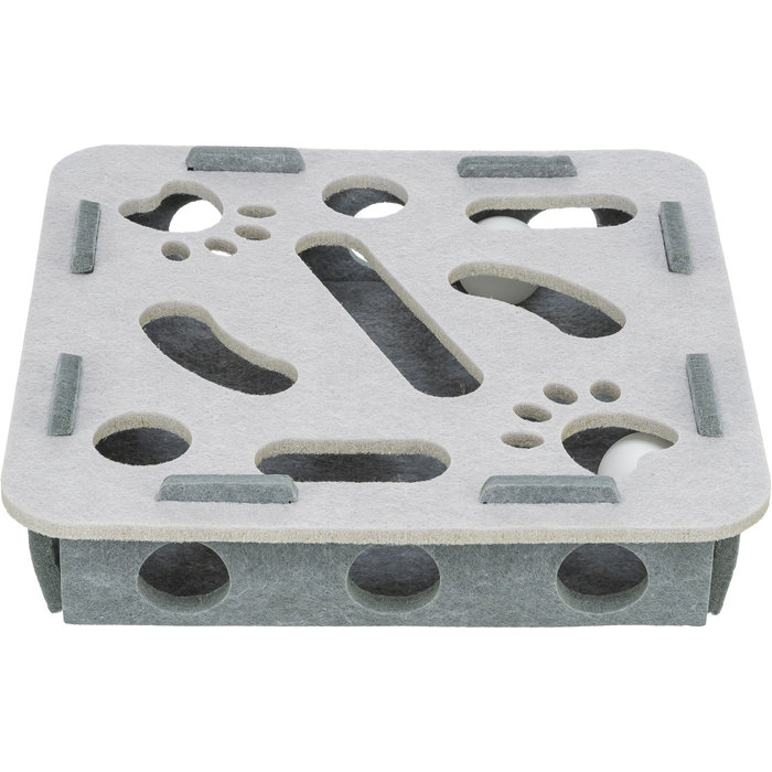 Caja Whole'n'Roll, fieltro, 30 × 7,5 cm, gris