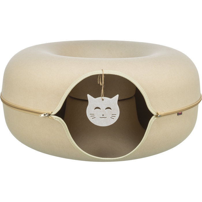 Donut de juego, fieltro, ø 60 cm, beige