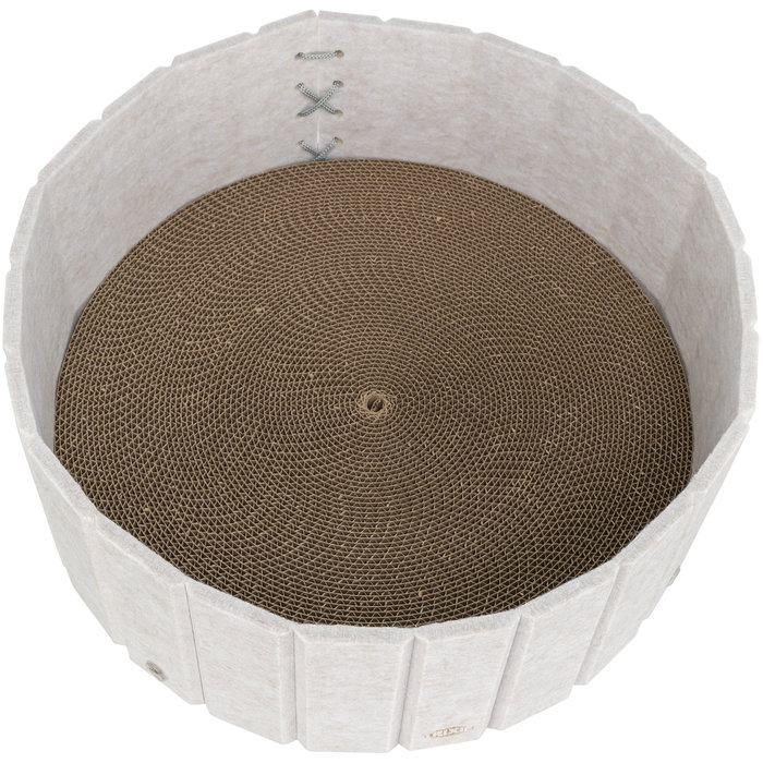 Cama arañado borde de fieltro,hierba,38×16cm