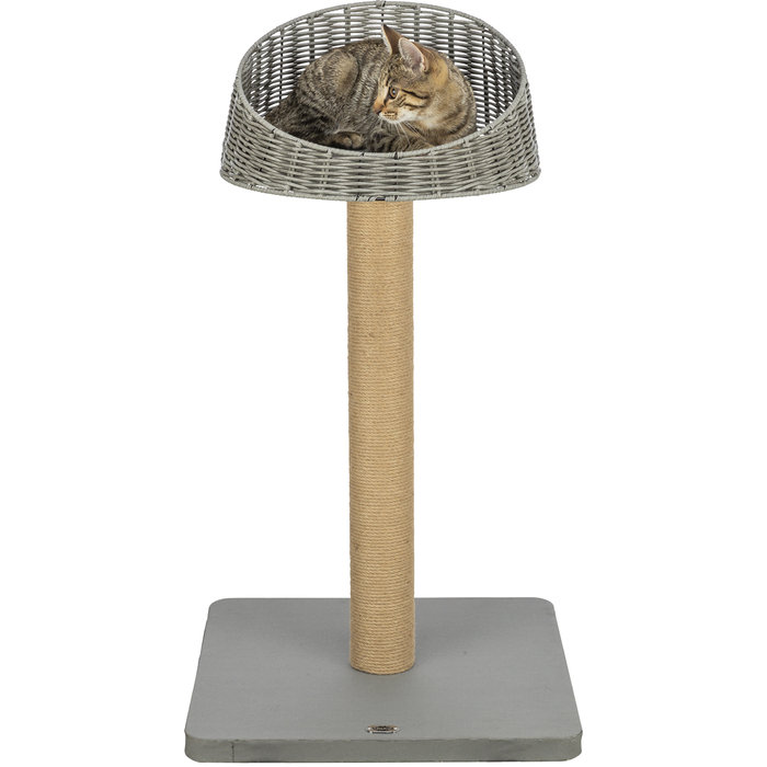 Rascador exterior Amalia, pequeño, 88 cm, gris