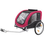 Remolque para bicicletas M 63×68×75 137cmgris/rojo