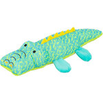 Crocodile, fabric, 33 cm, turquoise