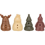 Navidad mix de figuras (muñeco de nieve, reno, árbol, Santa)