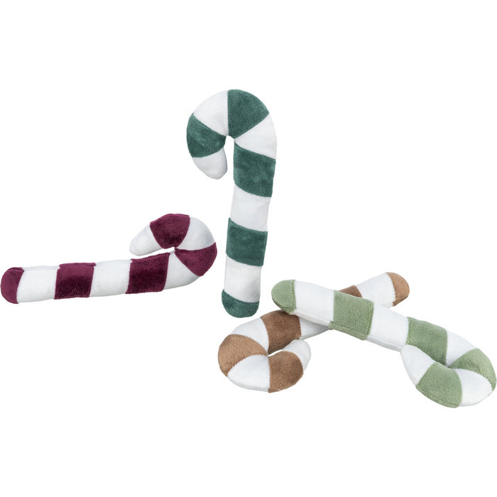 Navidad bastón de caramelo, plus, catnip, 17.5 cm