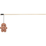 Navidad hombre de jengibre, madera, catnip, 46