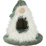 Navidad enano de las tabernas, con aspecto de terciopelo, ø 45 × 47 cm, salvia