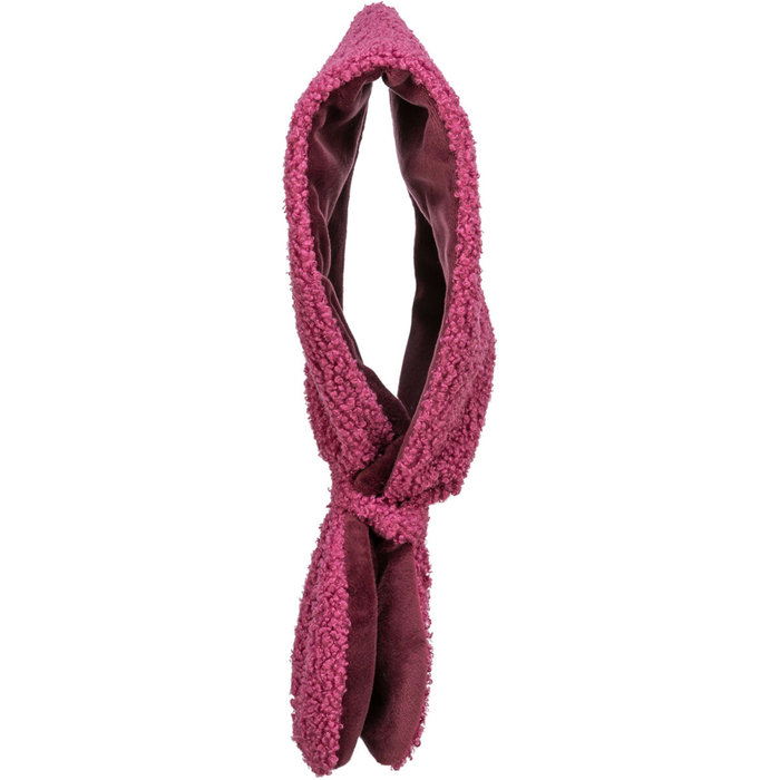 Navidad bufanda lazo, talla L: 90 cm , burdeos