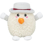 Navidad muñeco de nieve, felpa, 25 cm, blanco
