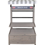 Toldo para Snack Bar y puesto de mercado 127 x 50 x 30 cm