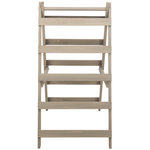 Escalera de madera 58 x 220 x 6,3 cm/58 x 115 x 81 cm