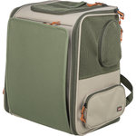 Mochila Rocco, 40 × 42 × 30 cm, beige/oliva verde
