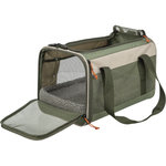 Bolsa Marlon, 27 × 27 × 43 cm, beige/verde oliva