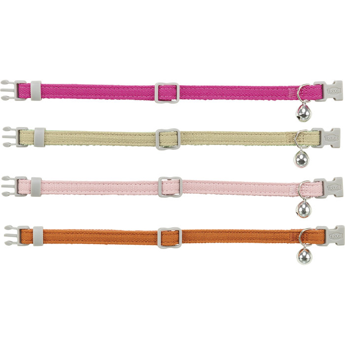 Collar para gatos, de aspecto algodón, 20–30 cm/10 mm, varios