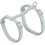 Arnés para gatos con plomo, retro, 28–45 cm/10 mm, 1,20