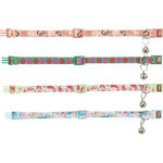 Collar para gatos, flower power, 19–31 cm/10 mm, varios