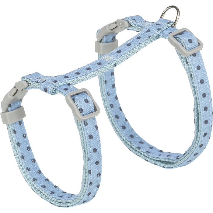 Arnés para gatos con correa, punteado, 28–45 cm/10 mm, 1,2