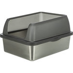 Bandeja de arena de acero inoxidable, con borde, 40 × 29 × 5