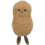 Cacahuete XXL, peluche, hierba gatera USA, 20 cm