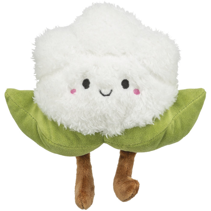 Coliflor XXL, peluche, hierba gatera USA, 18 cm
