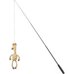 Jirafa telescópica de vara de juego, fibra de vidrio, 42–106 cm