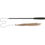 Vara telescópica para juegos, pluma, fibra de vidrio, 42–106 c