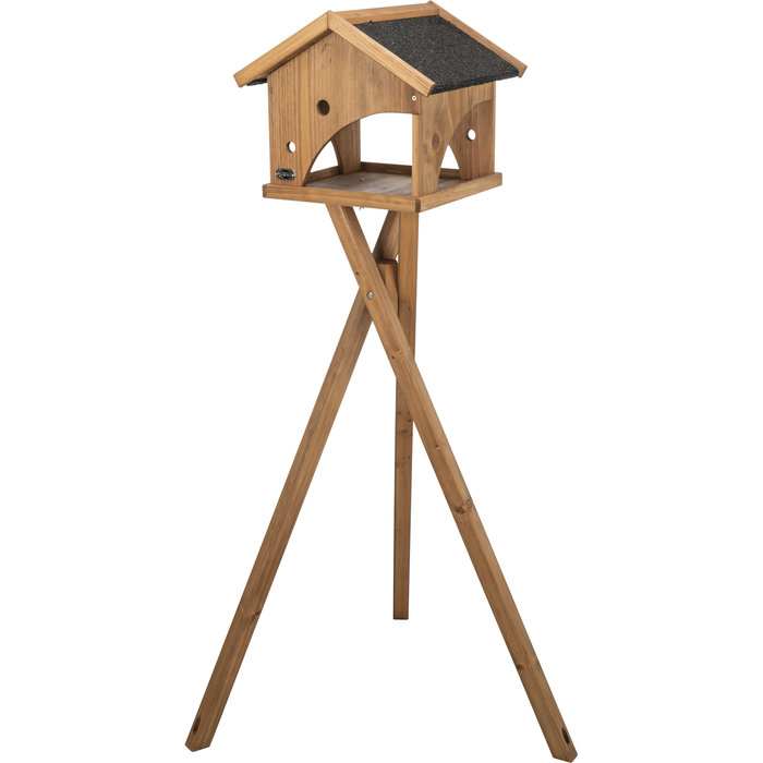 Casa de alimentación con soporte, madera 31 x 38 x 32 cm / 1