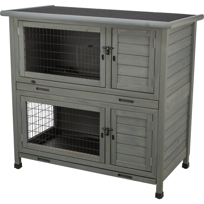 Pequeña Cabina para Animales, Dos Plantas, 116 × 111 × 65 cm