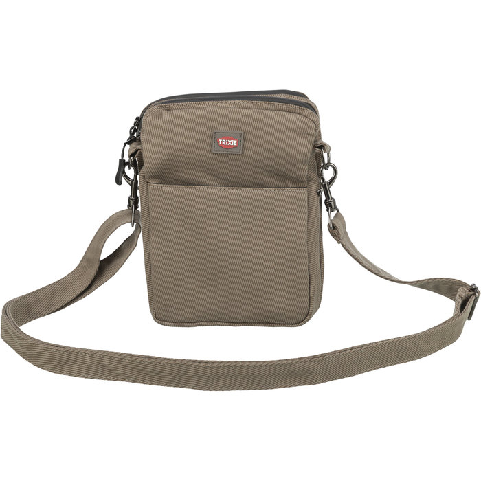 Look de pana en bolsa para snacks, poliéster, ø 16 × 21 cm,