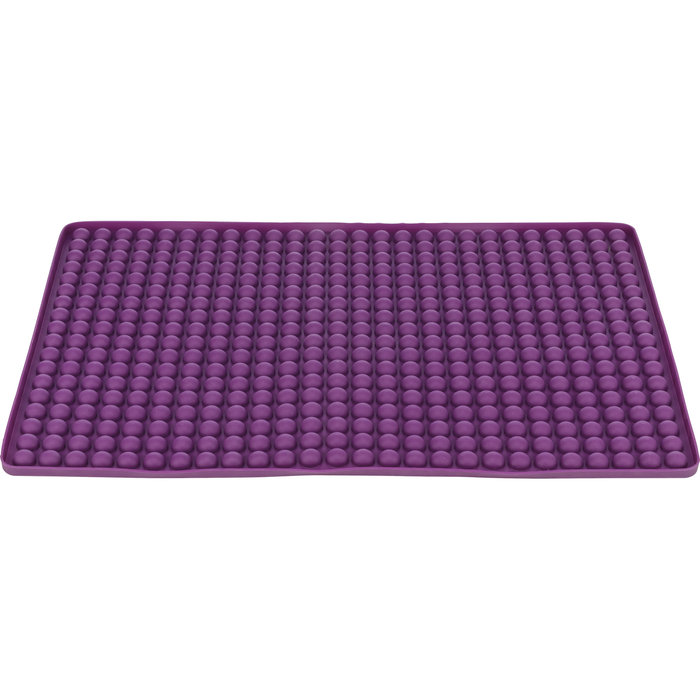 Alfombrilla para hornear para aperitivos de entrenadores, 38 × 28 cm, morado