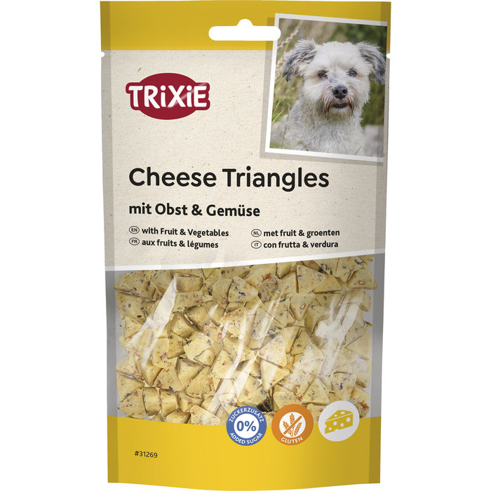 Triángulos de queso con fruta y vegetables, 80 g