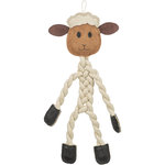 Oveja de cuerda, 42 cm, marrón