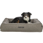 Cama Liano, tela/terciopelo tejido, rectangular, 120 ×
